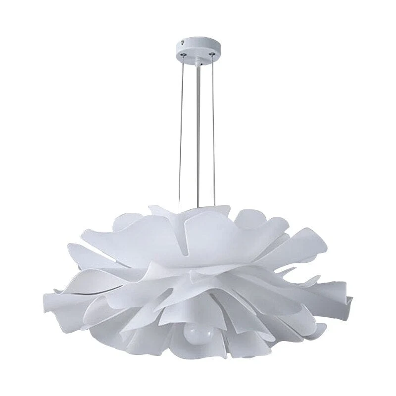 Euroselle Cloud Flower Pendant Light With Warm Glow Iron And Acrylic