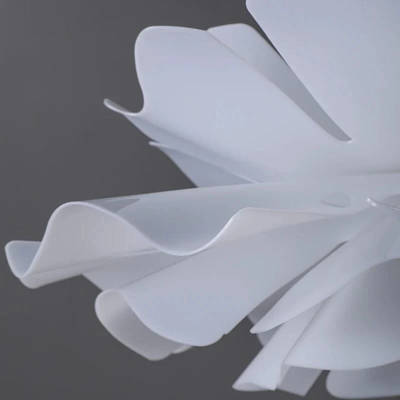 Euroselle Cloud Flower Pendant Light With Warm Glow Iron And Acrylic