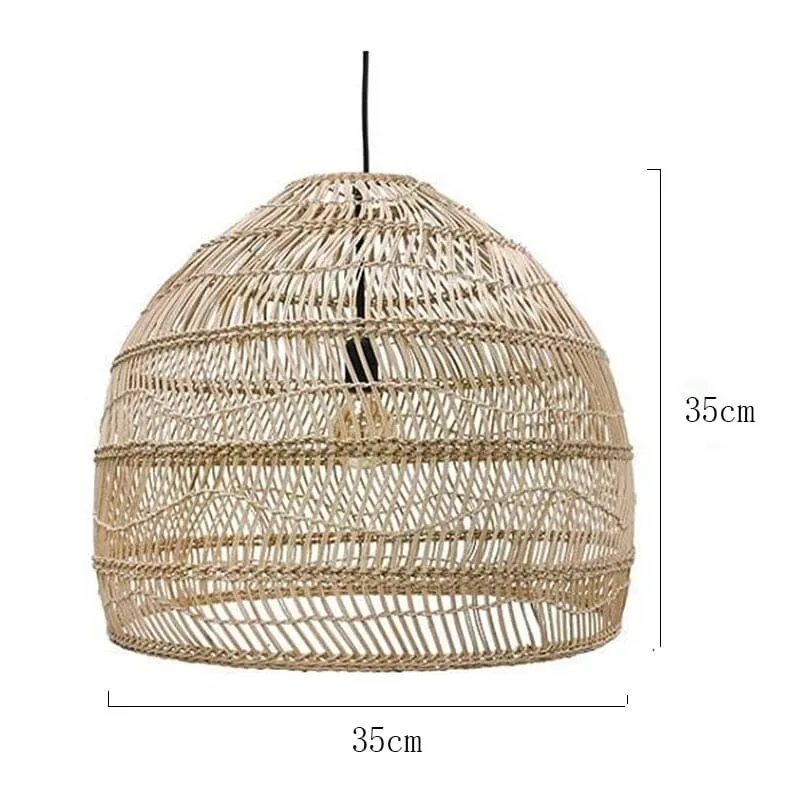 Sakura Rattan Pendant Lights For Home Decor By Euroselle