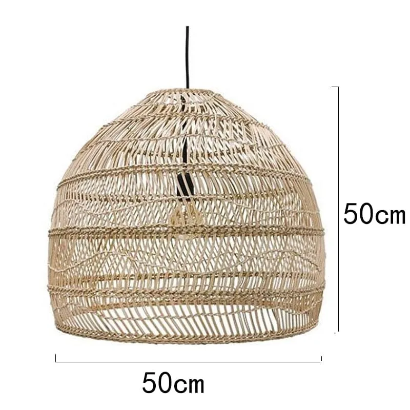 Sakura Rattan Pendant Lights For Home Decor By Euroselle