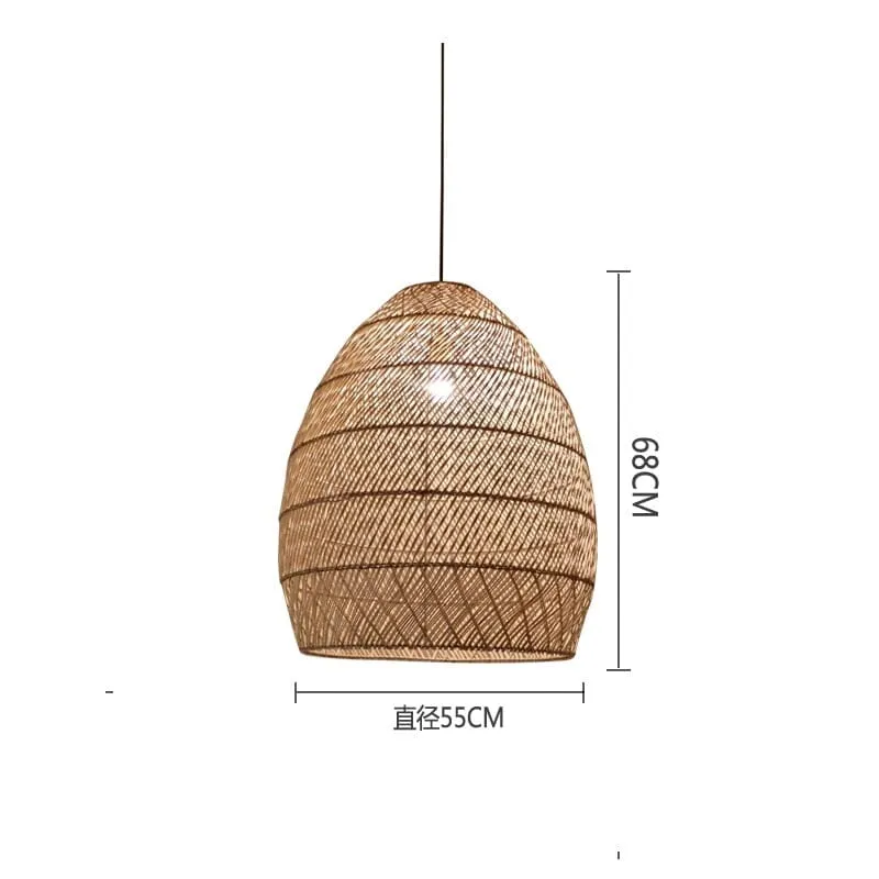 Sakura Rattan Pendant Lights For Home Decor By Euroselle