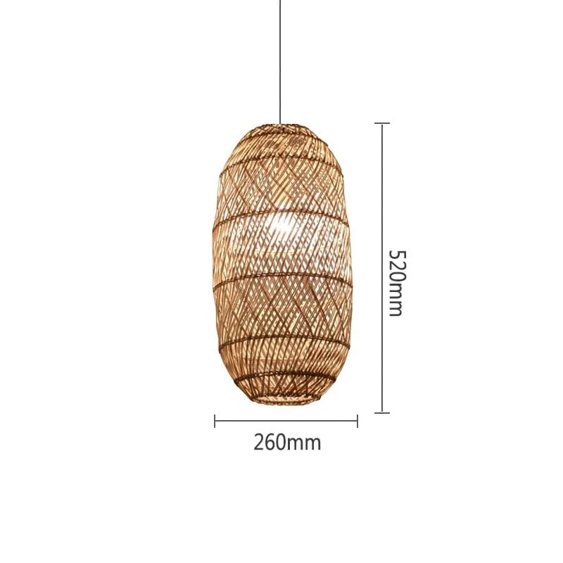 Sakura Rattan Pendant Lights For Home Decor By Euroselle