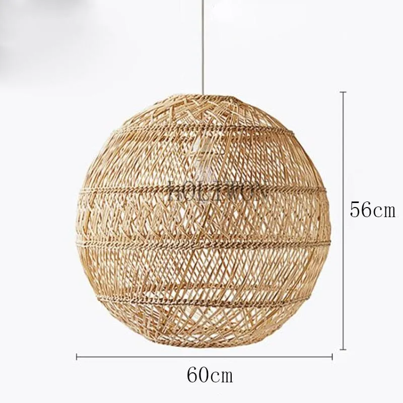 Sakura Rattan Pendant Lights For Home Decor By Euroselle
