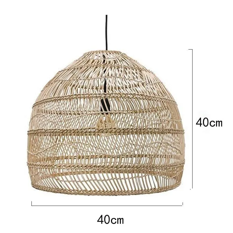 Sakura Rattan Pendant Lights For Home Decor By Euroselle