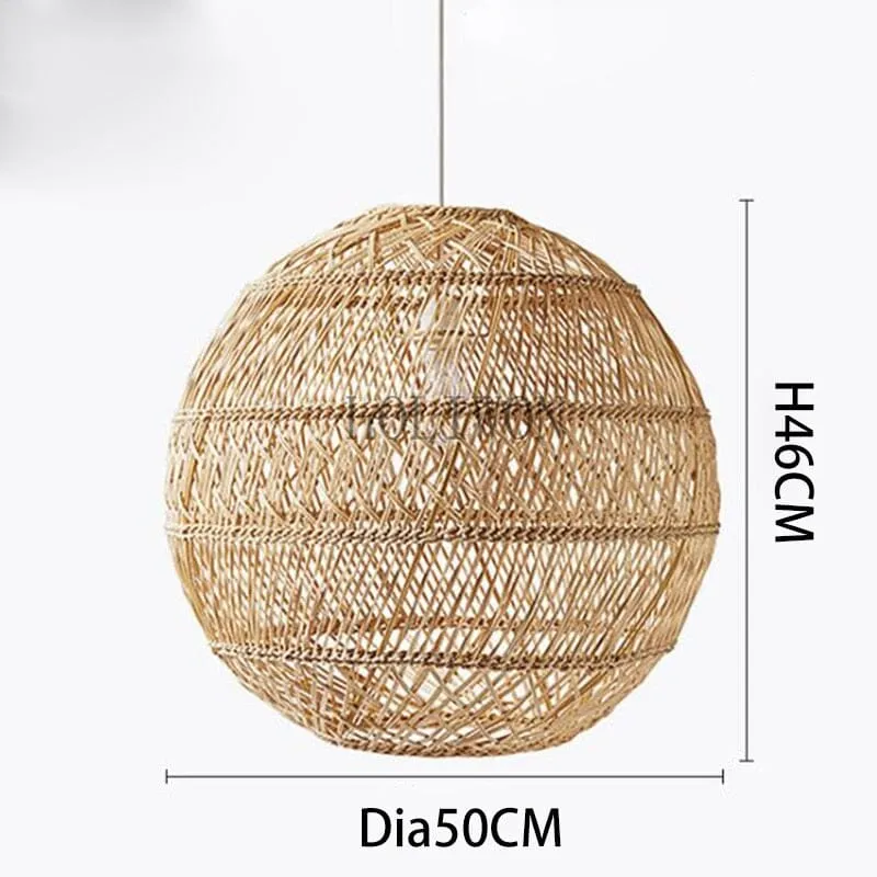 Sakura Rattan Pendant Lights For Home Decor By Euroselle