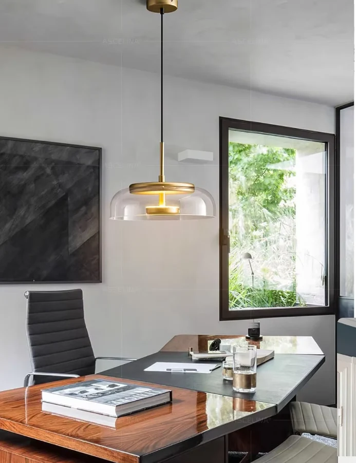 CrystalShine Elegant LED Glass Pendant Lamp Euroselle