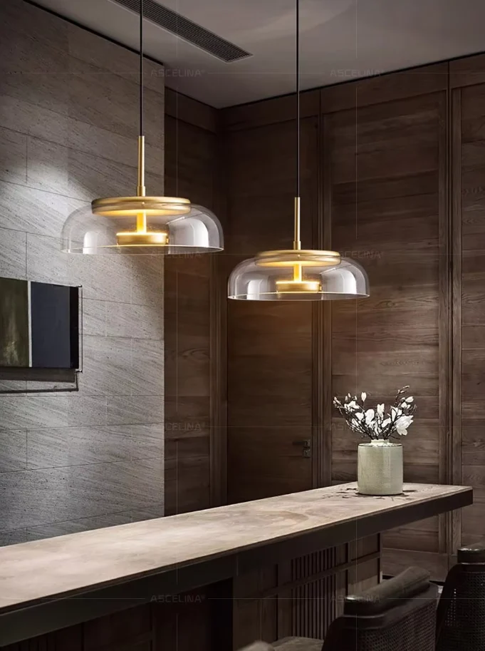 CrystalShine Elegant LED Glass Pendant Lamp Euroselle