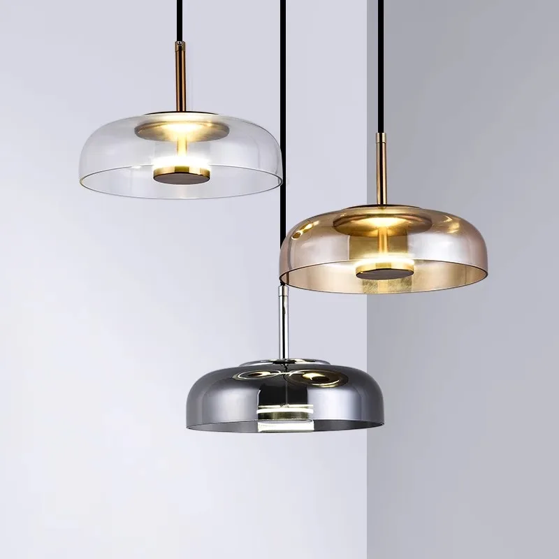 CrystalShine Elegant LED Glass Pendant Lamp Euroselle