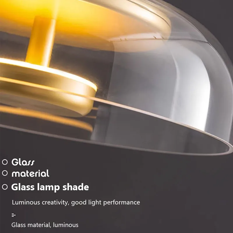 CrystalShine Elegant LED Glass Pendant Lamp Euroselle