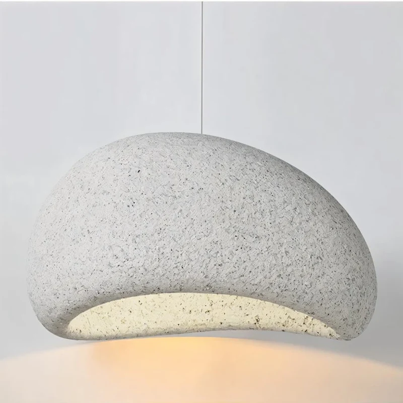 Euroselle Sand Wabi Sabi Pendant Light With Japanese Minimalist Charm