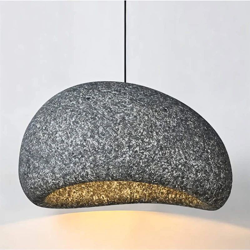 Euroselle Sand Wabi Sabi Pendant Light With Japanese Minimalist Charm