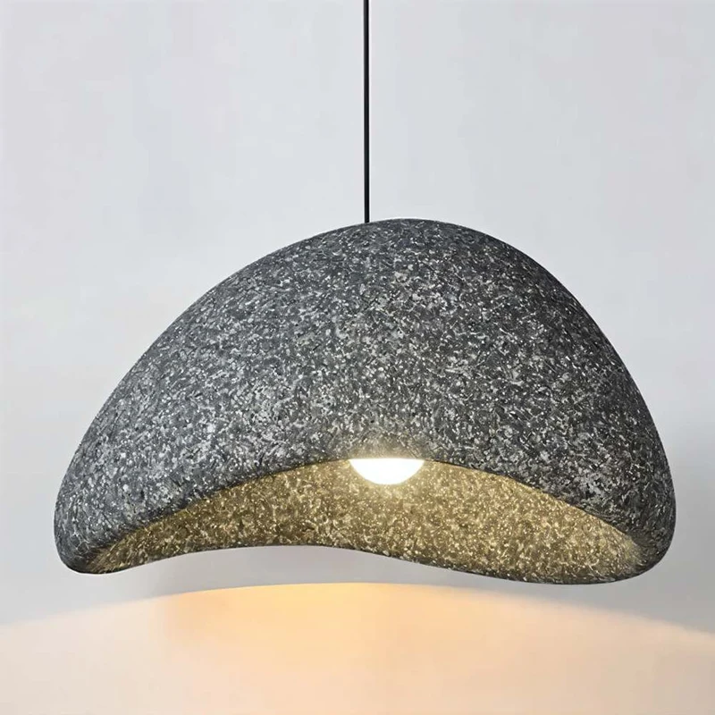 Euroselle Sand Wabi Sabi Pendant Light With Japanese Minimalist Charm