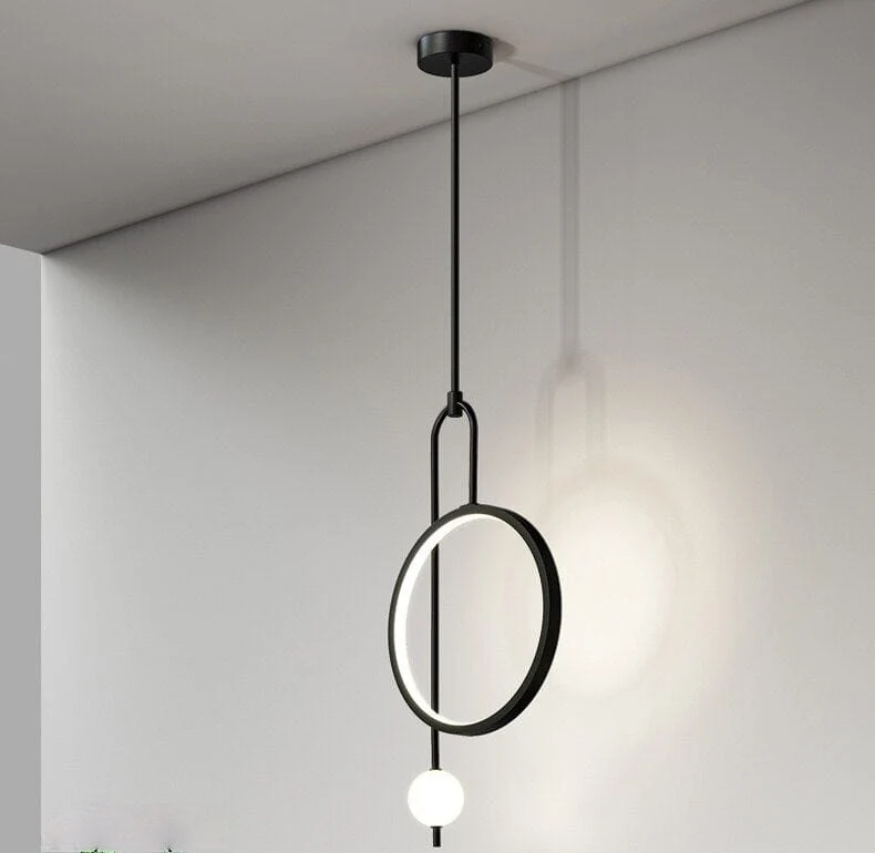 Euroselle Modern Gold Ring Pendant Light For Living Areas