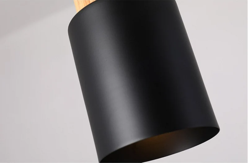 Ingrid Wood And Metal Cylinder Pendant Light By Euroselle