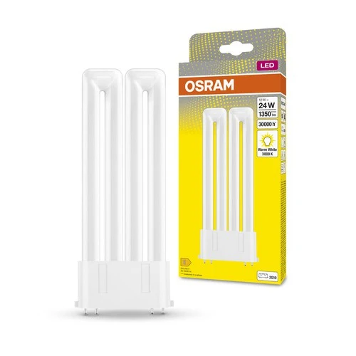 OSRAM DULUX LED-Lampe F24 EM, 12W, 1350lm, 3000K , Warmweiß