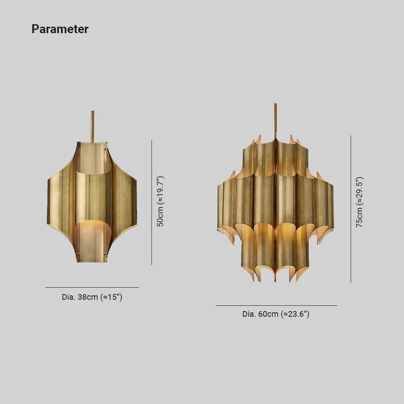 Evana Tube Pendant Lights By Euroselle Golden Glow Radiant Charm Luxurious Ambiance