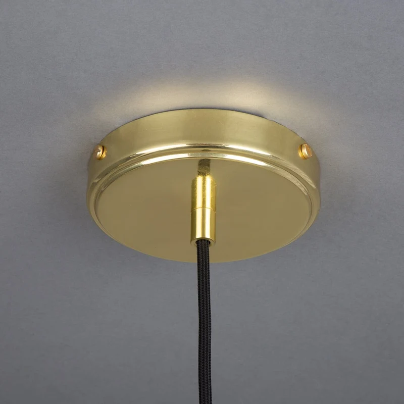 Euroselle Ferox Small Marbled Ceramic Dome Pendant Light 14cm