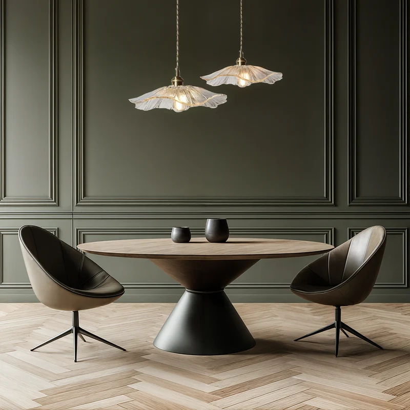 Euroselle Flower Glass Pendant Light Fixture Collection