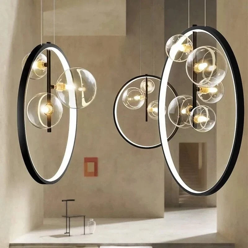 Euroselle Glass Globe Pendants Modern Pendant Lighting