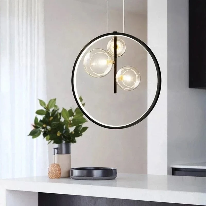 Euroselle Glass Globe Pendants Modern Pendant Lighting