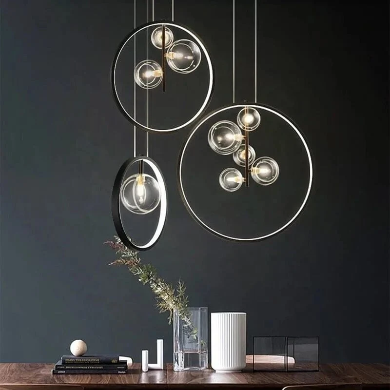 Euroselle Glass Globe Pendants Modern Pendant Lighting