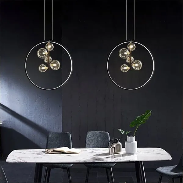 Euroselle Glass Globe Pendants Modern Pendant Lighting