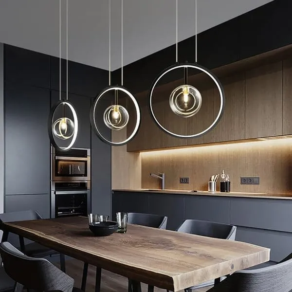 Euroselle Glass Globe Pendants Modern Pendant Lighting