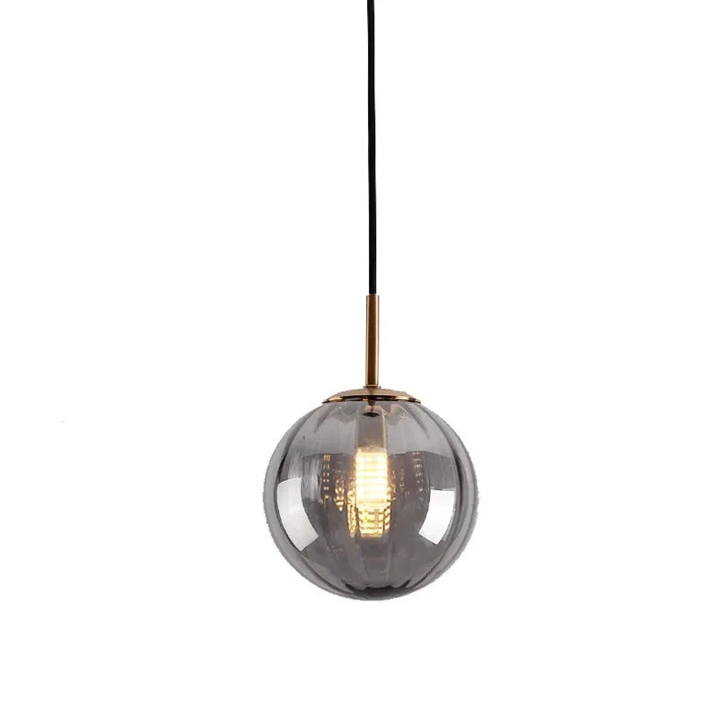 Glazen Pendant Light With Glass Ball Shade Euroselle