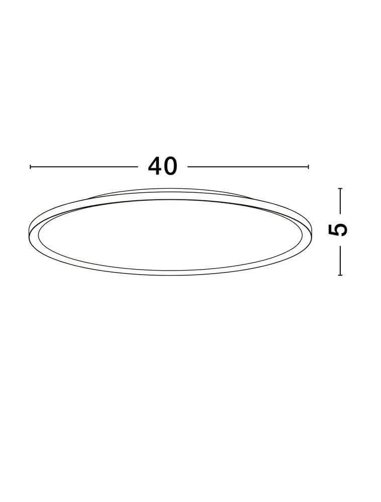 Aoton Deckenleuchte Ø 40cm Rund 3000K