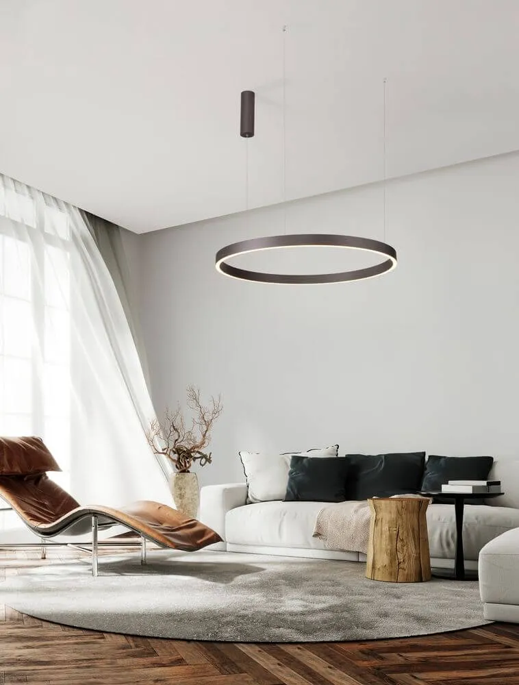 Elowen LED Pendelleuchte 3000K Up & Down Braun