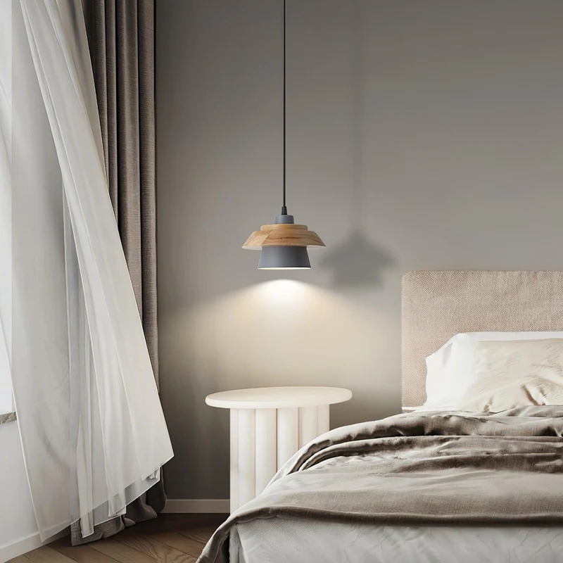 Ravena Stone Wood Pendant Light With Natural Home Elegance By Euroselle
