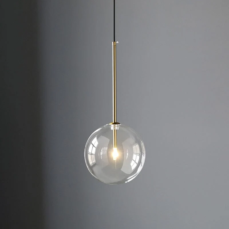 Euroselle Glass Ball Pendant Lights for Nordic Modern Home Decor