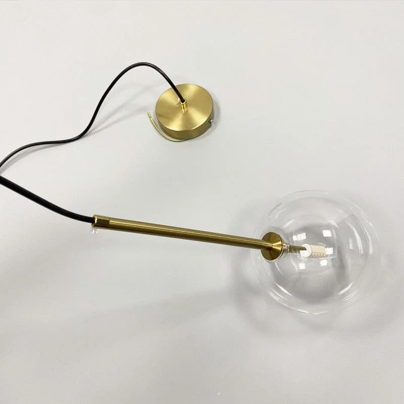 Euroselle Glass Ball Pendant Lights for Nordic Modern Home Decor