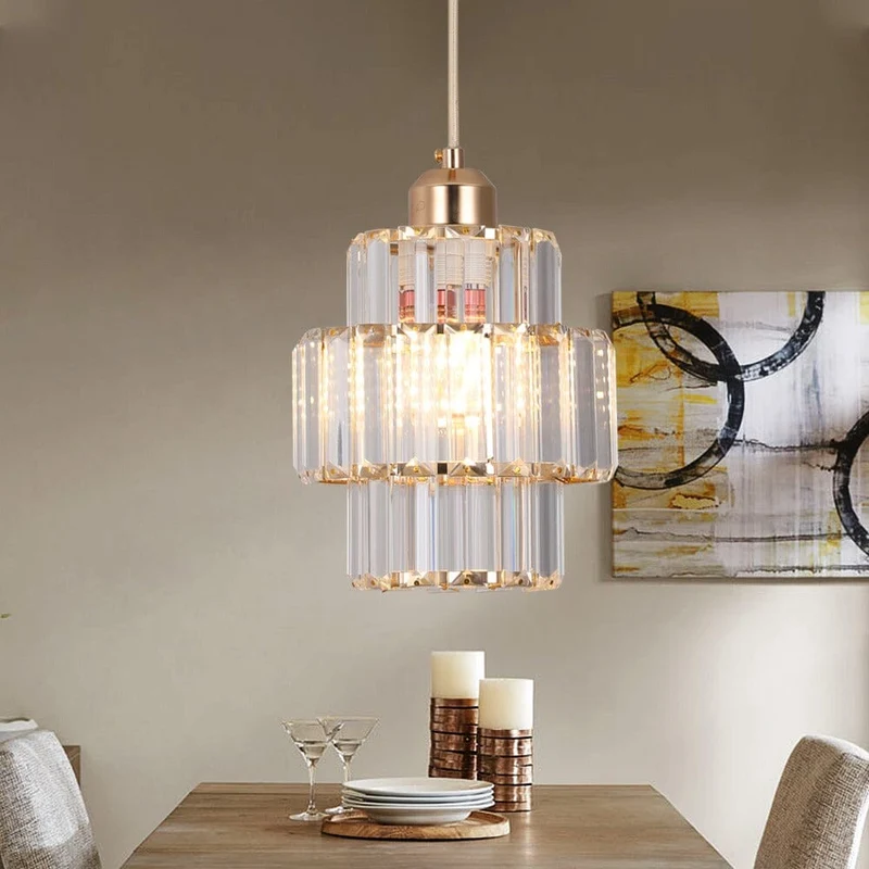 Saela Crystal Pendants By Euroselle In Black Or Gold