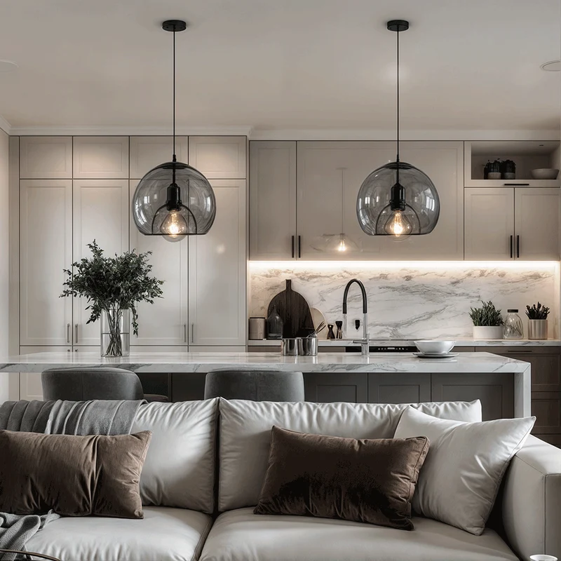 Antonio Glass Pendant Lamps From Euroselle For Modern Interiors