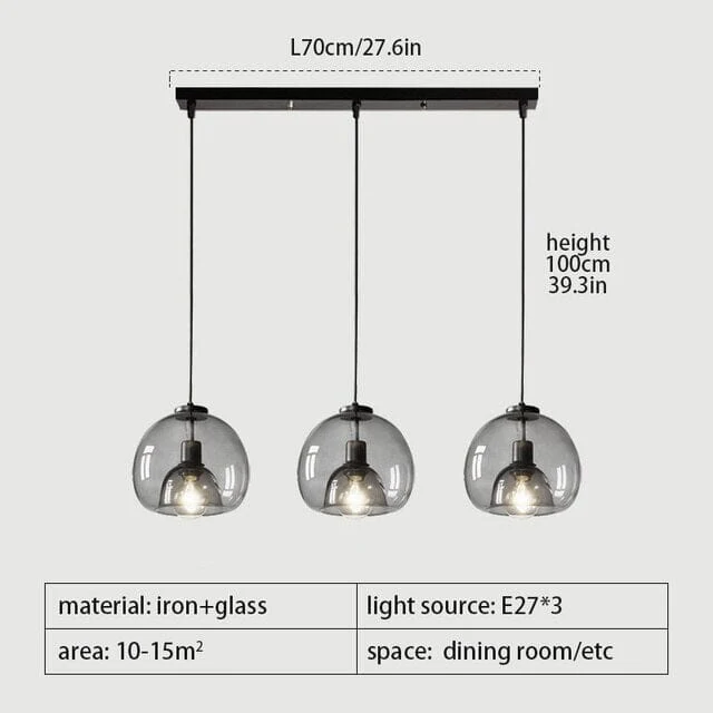Antonio Glass Pendant Lamps From Euroselle For Modern Interiors