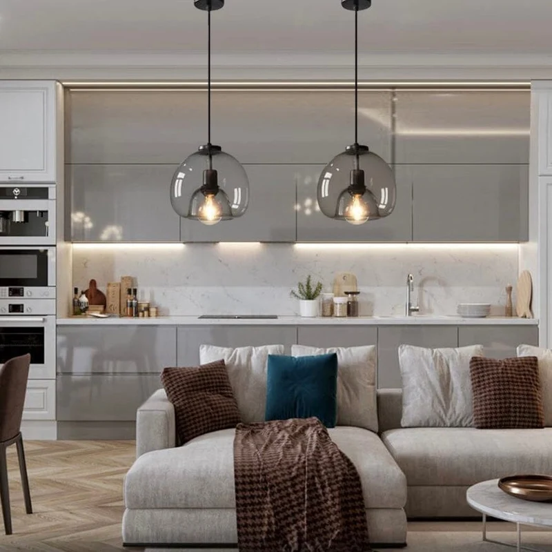 Antonio Glass Pendant Lamps From Euroselle For Modern Interiors