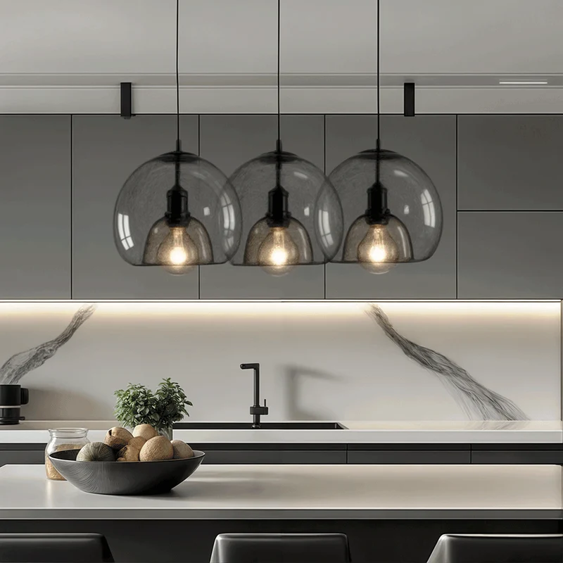 Antonio Glass Pendant Lamps From Euroselle For Modern Interiors