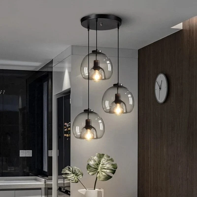 Antonio Glass Pendant Lamps From Euroselle For Modern Interiors