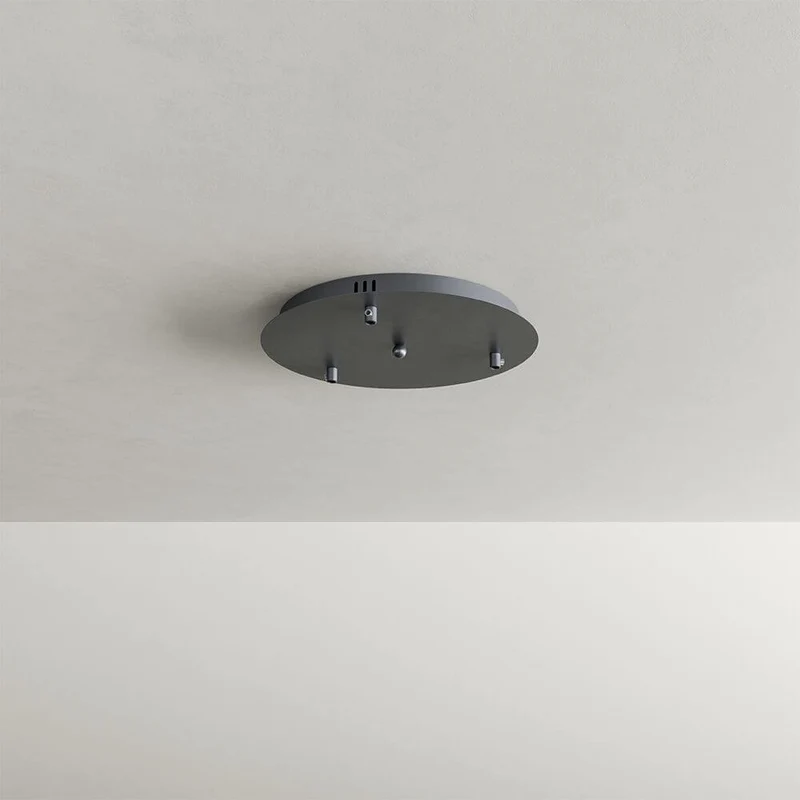 s.luce Echos Galerieleuchte 3-flammig Ø 40cm Baldachin Ø 18cm