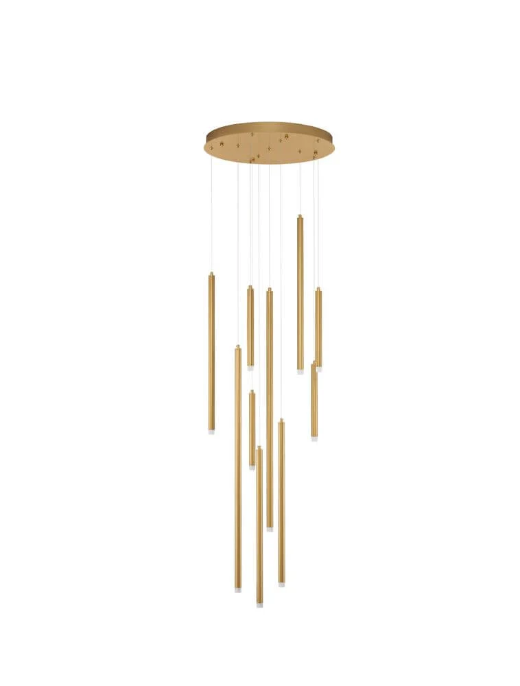 Trimle LED Pendelleuchte 10-flammig Ø 50cm 3000K