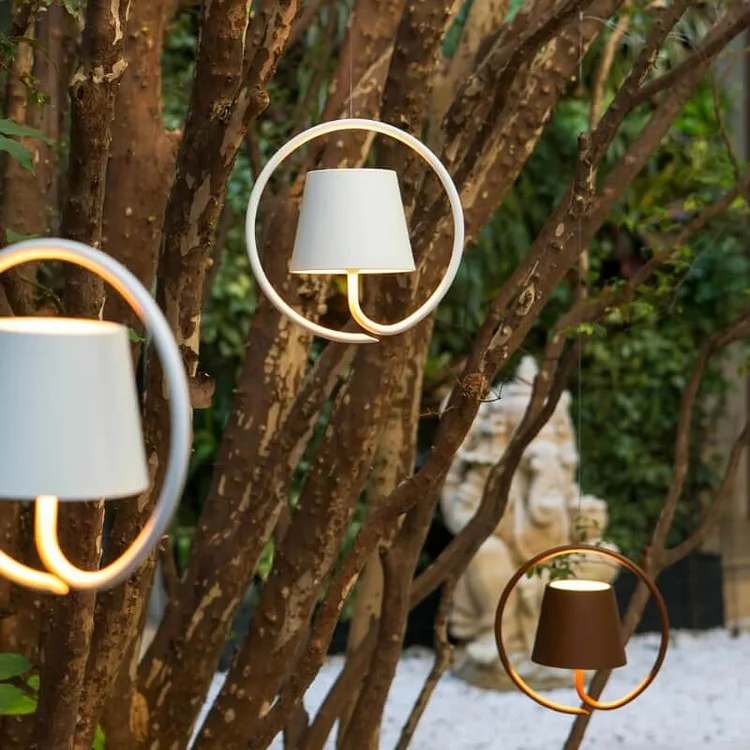 Lunaro Rechargeable LED Pendant Lamp For Indoor And Outdoor Use By Euroselle