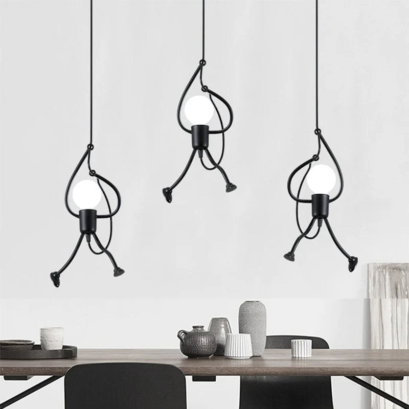 Euroselle Hanging Man Pendant Light For Home Decor