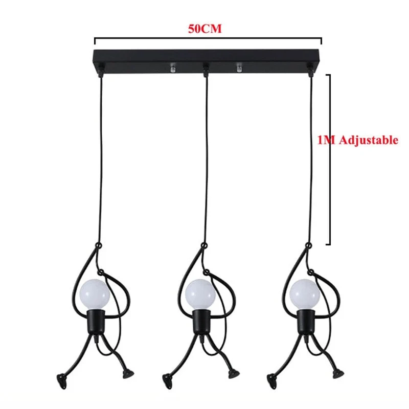 Euroselle Hanging Man Pendant Light For Home Decor