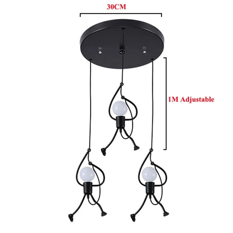 Euroselle Hanging Man Pendant Light For Home Decor