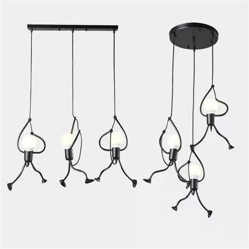 Euroselle Hanging Man Pendant Light For Home Decor