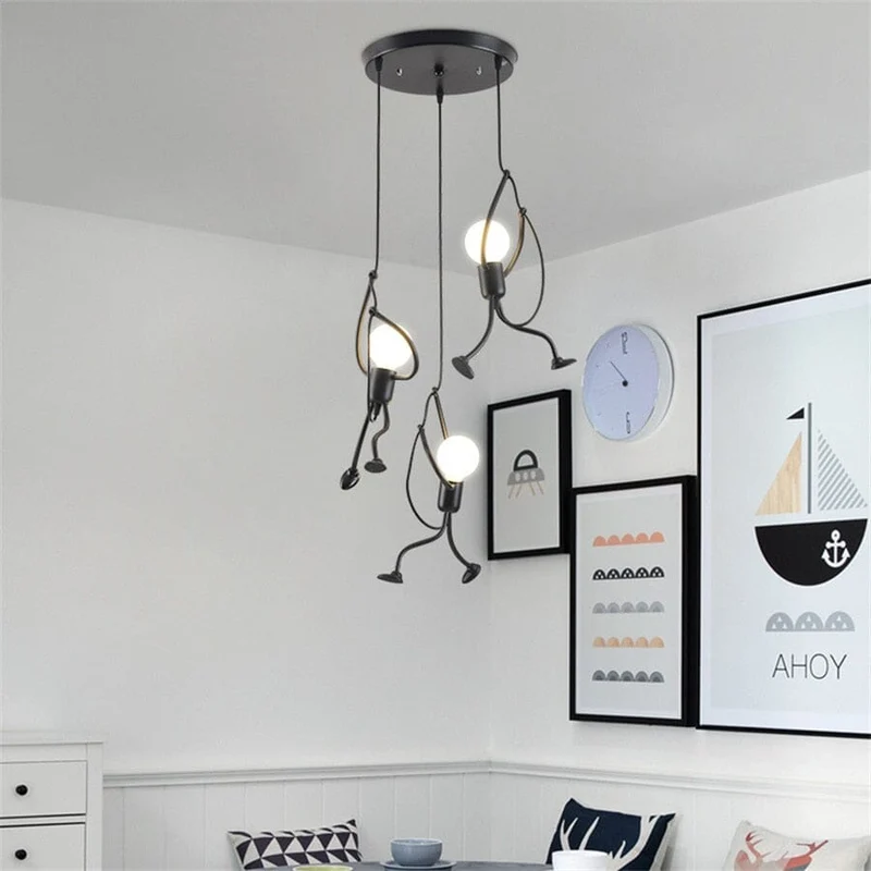 Euroselle Hanging Man Pendant Light For Home Decor