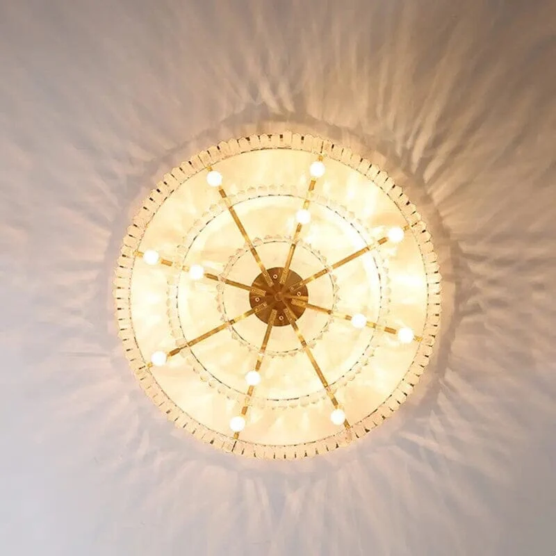 Helena Crystal Pendant From Euroselle Elegant Crystal Lighting Fixture