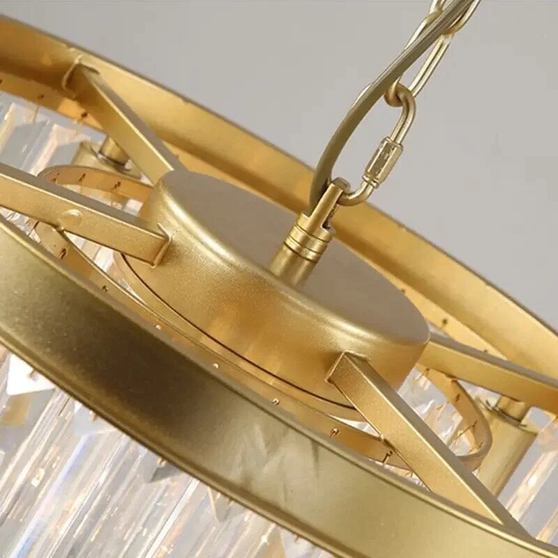 Helena Crystal Pendant From Euroselle Elegant Crystal Lighting Fixture