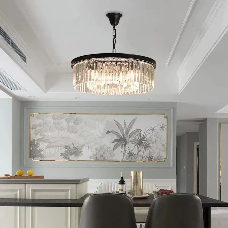 Helena Crystal Pendant From Euroselle Elegant Crystal Lighting Fixture